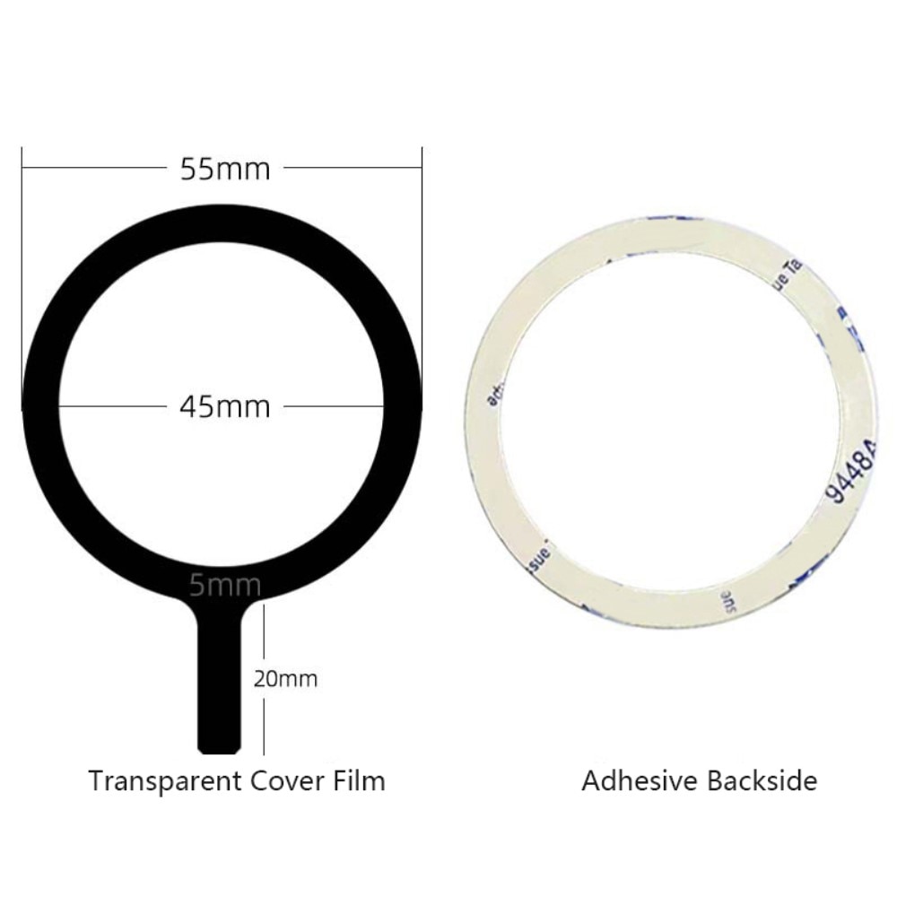 MagSafe-kompatibel Ring (2-pack), svart