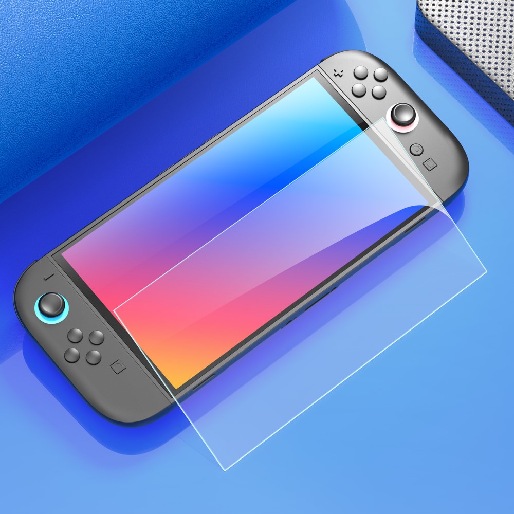 Nintendo Switch 2 Heltäckande skärmskydd i härdat glas