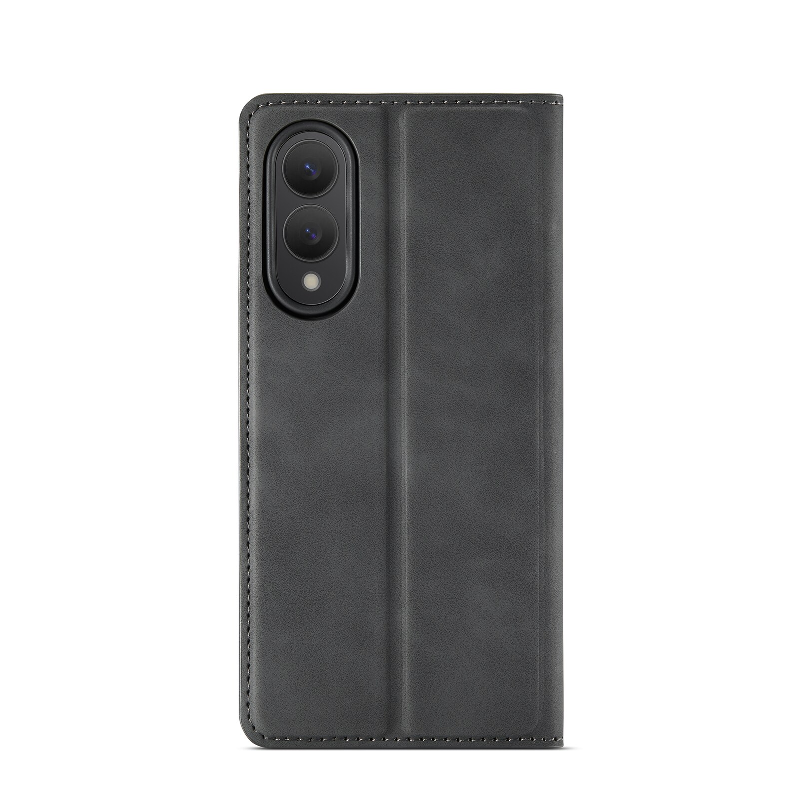 Samsung Galaxy S25 Edge Slimmat fodral med kortfack, Svart