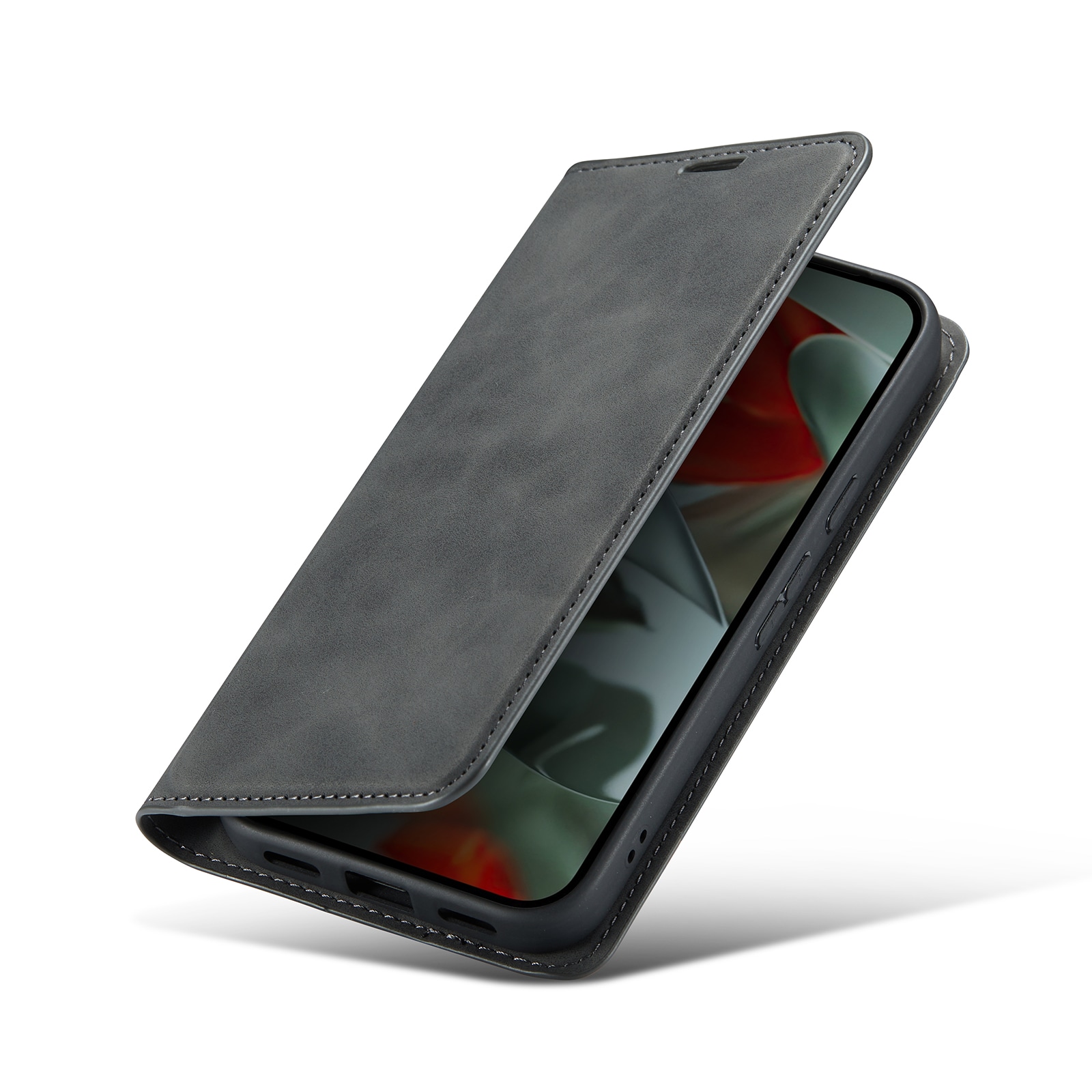 Google Pixel 10 Pro Slimmat fodral med kortfack, Svart