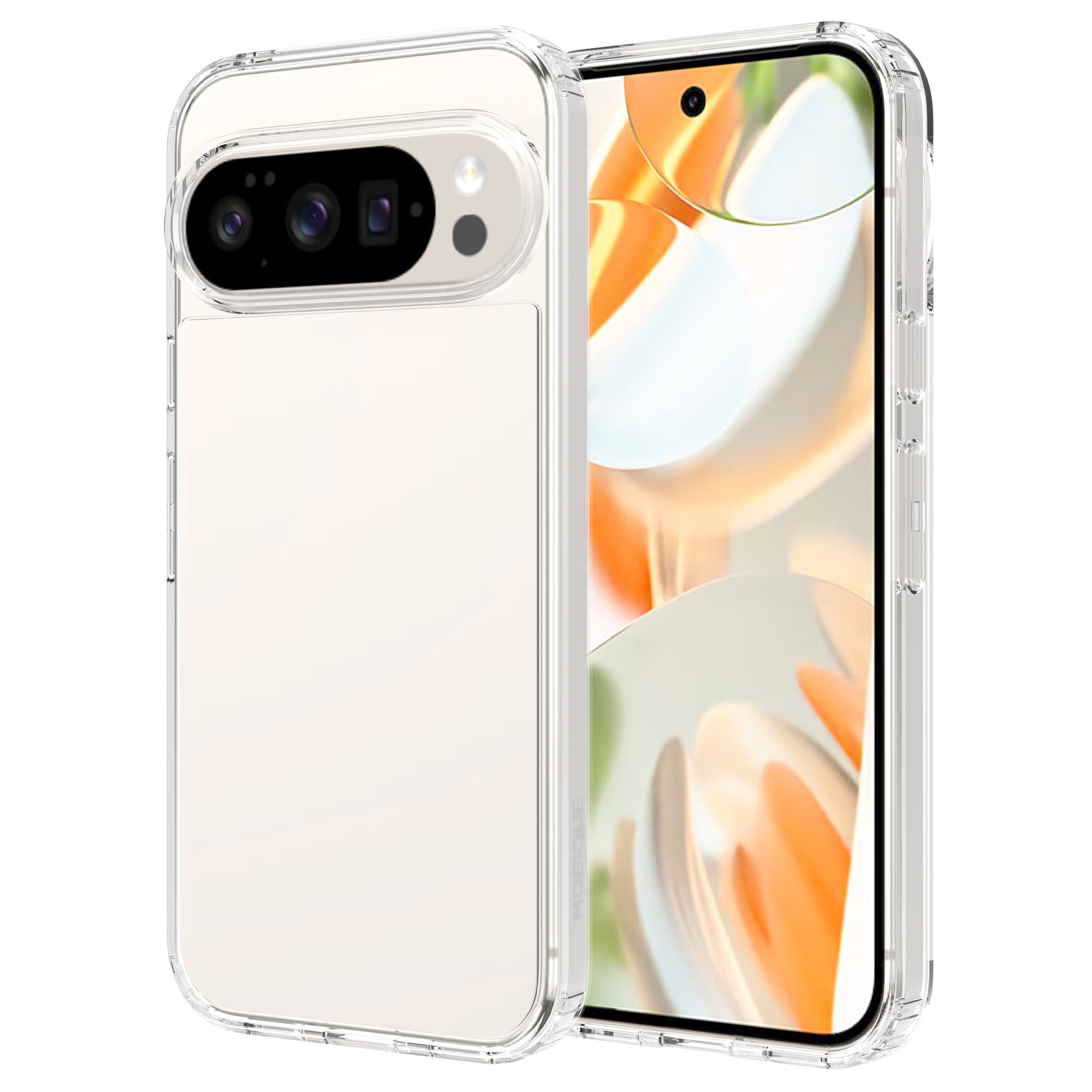 Google Pixel 10 Crystal Hybrid-skal, Genomskinlig