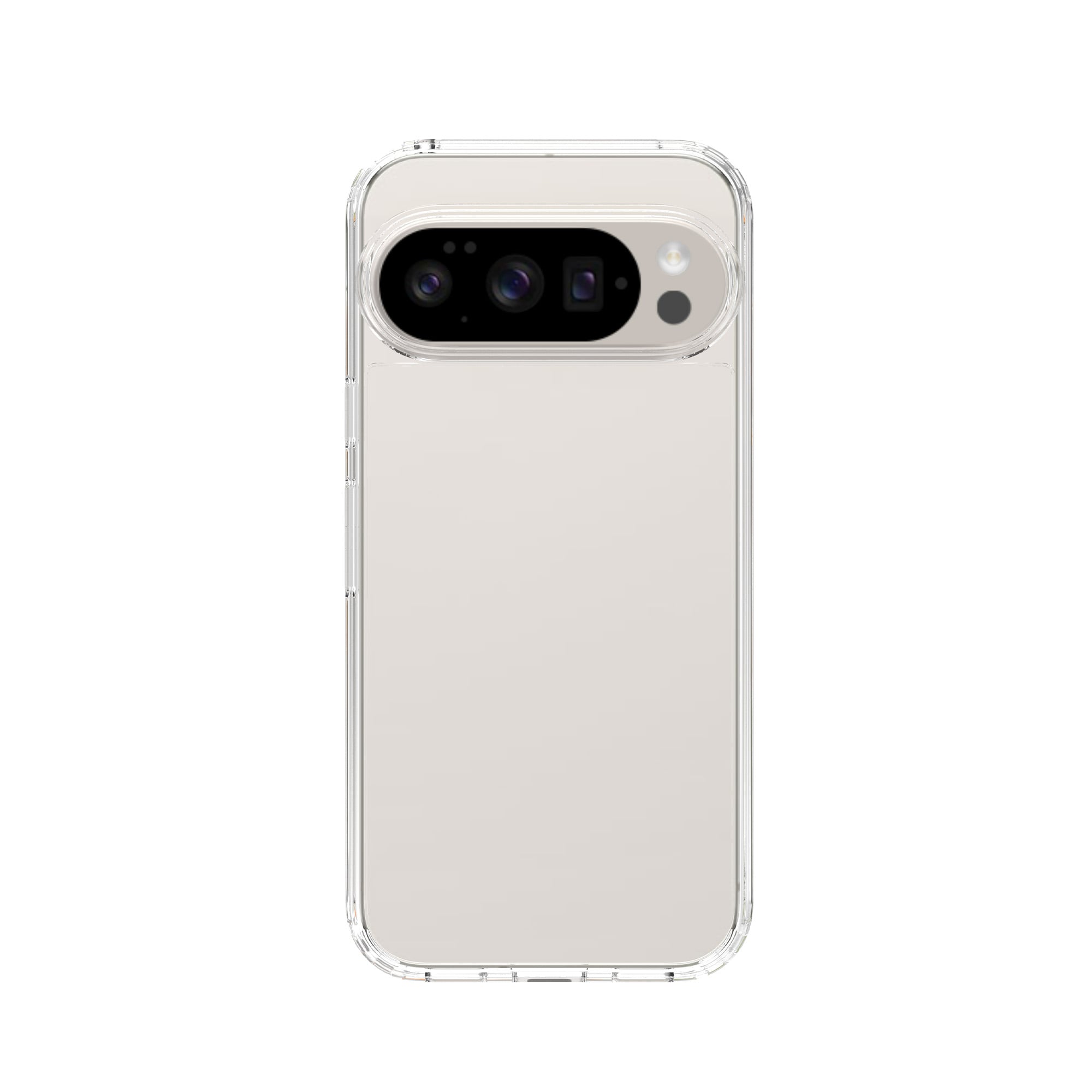 Google Pixel 10 Crystal Hybrid-skal, Genomskinlig