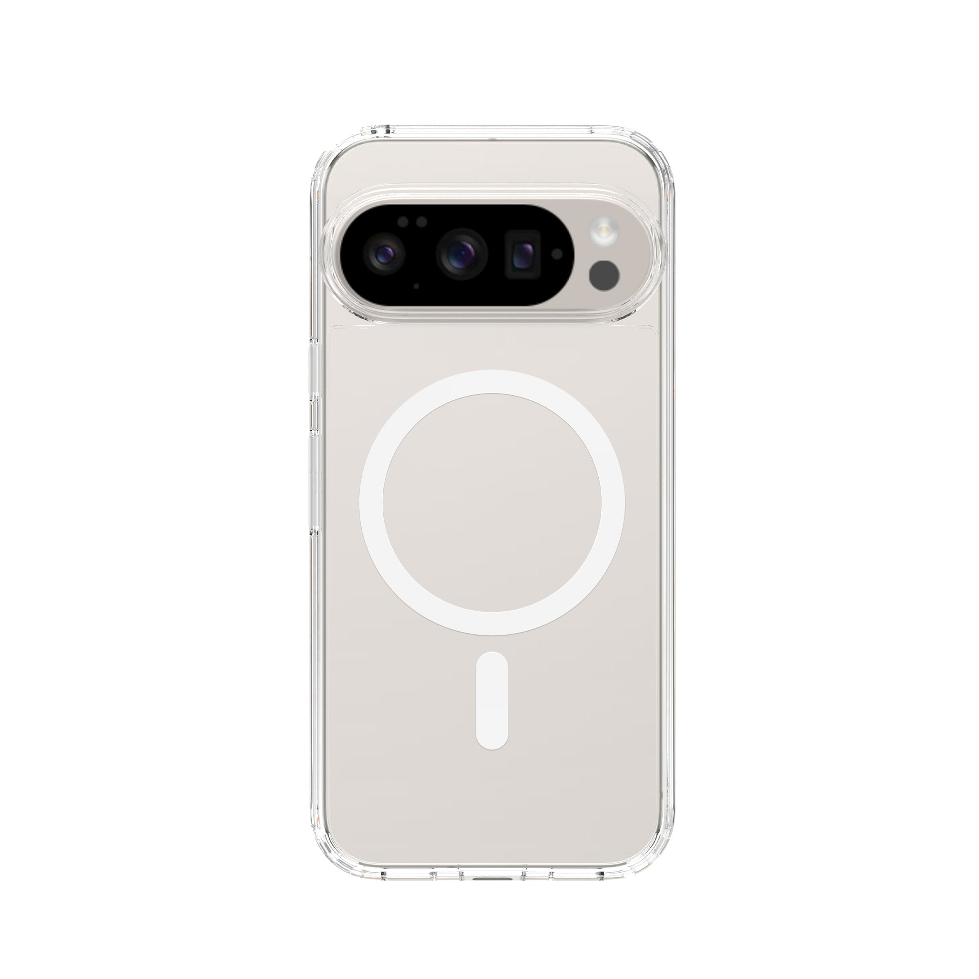 Google Pixel 10 Pro MagSafe Hybrid-skal, Genomskinlig