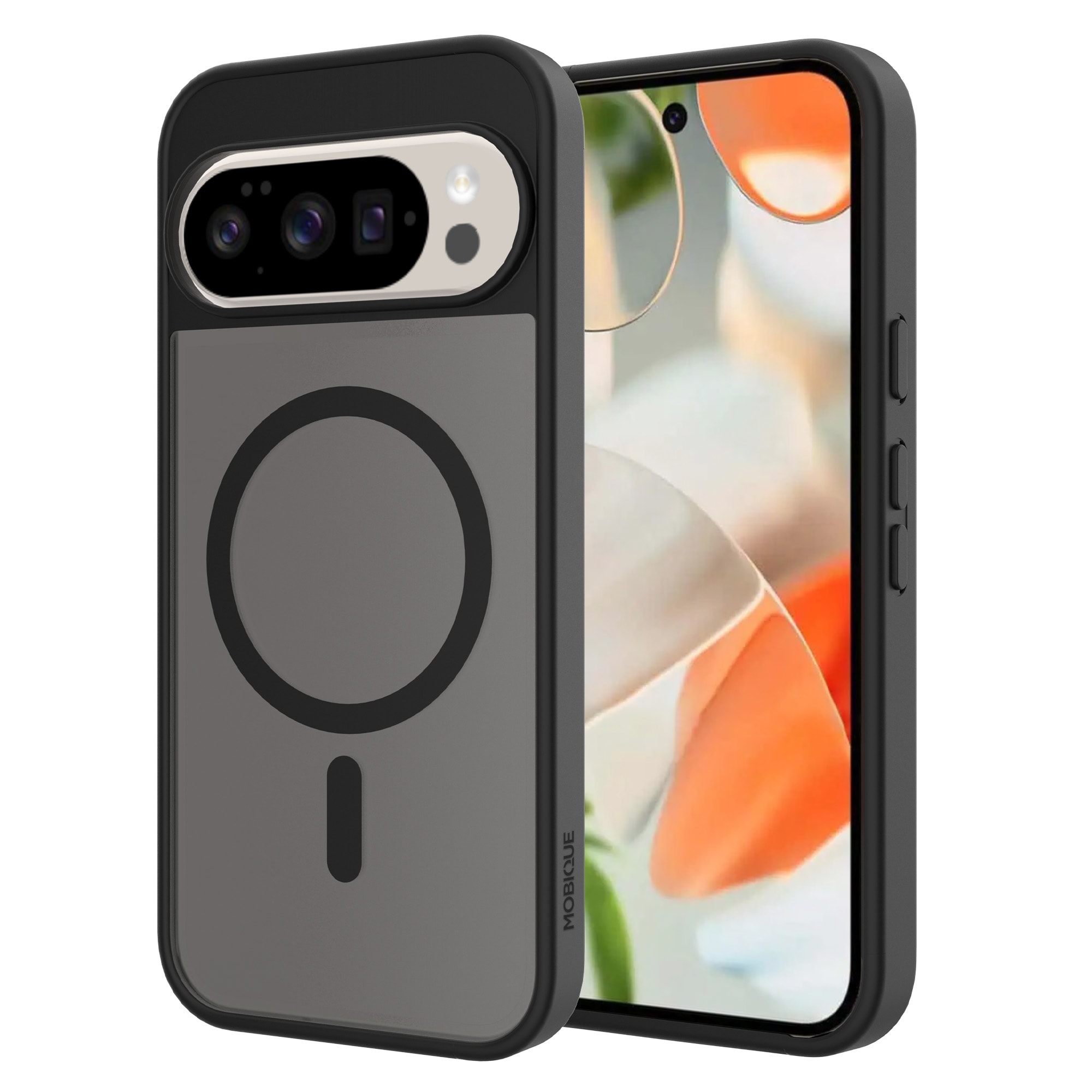 Google Pixel 10 Pro XL Hybrid-skal Magnetisk, Frosted Black