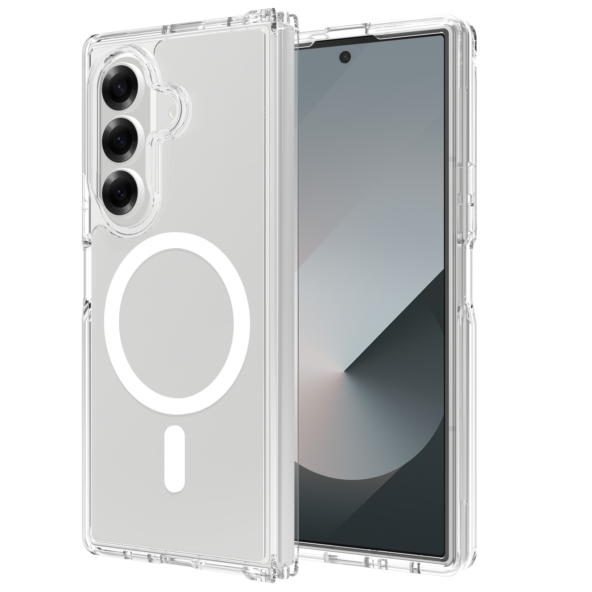 Samsung Galaxy Z Fold 7 MagSafe Hybrid-skal, Genomskinlig