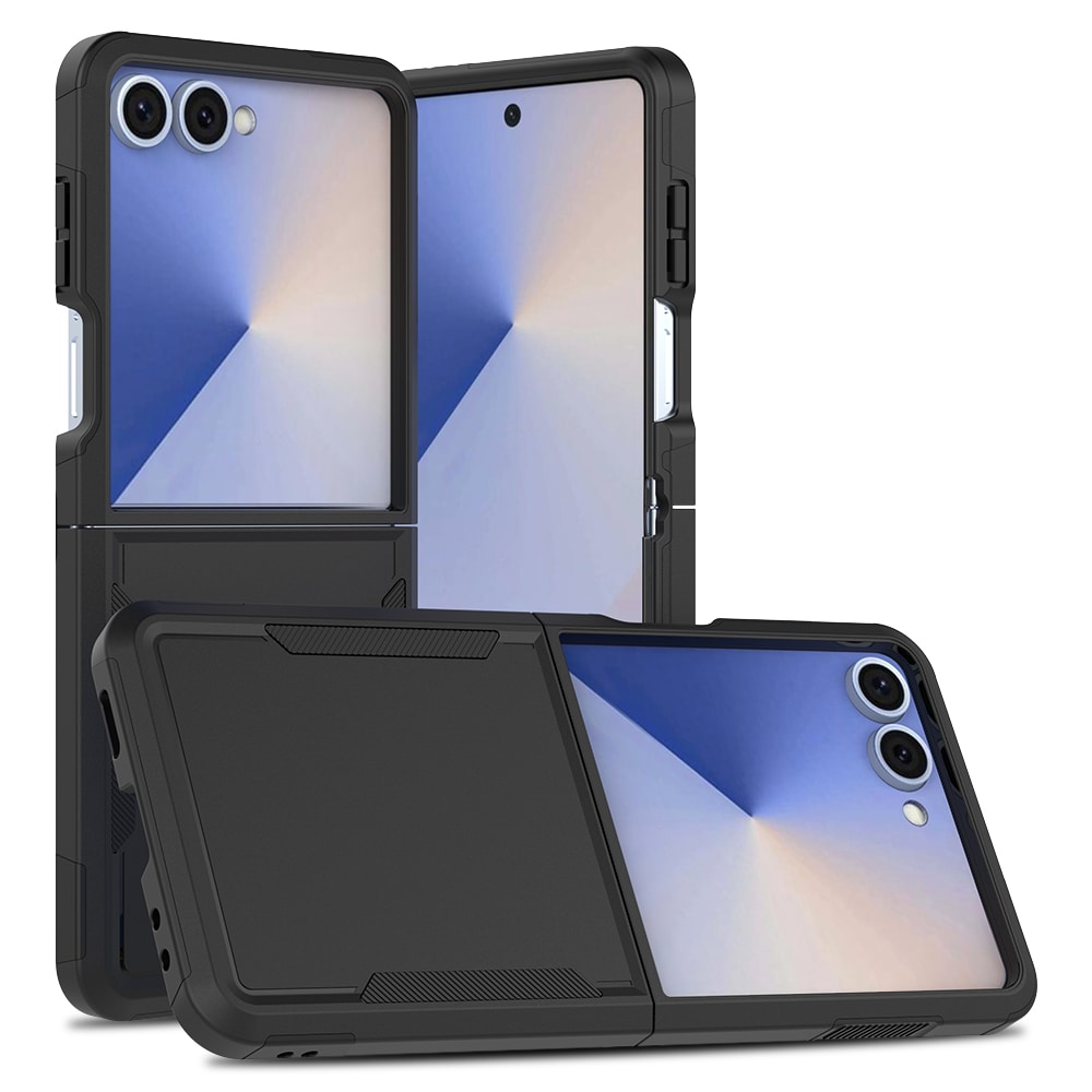 Samsung Galaxy Z Flip 7 Hybrid-skal Off-road, Svart