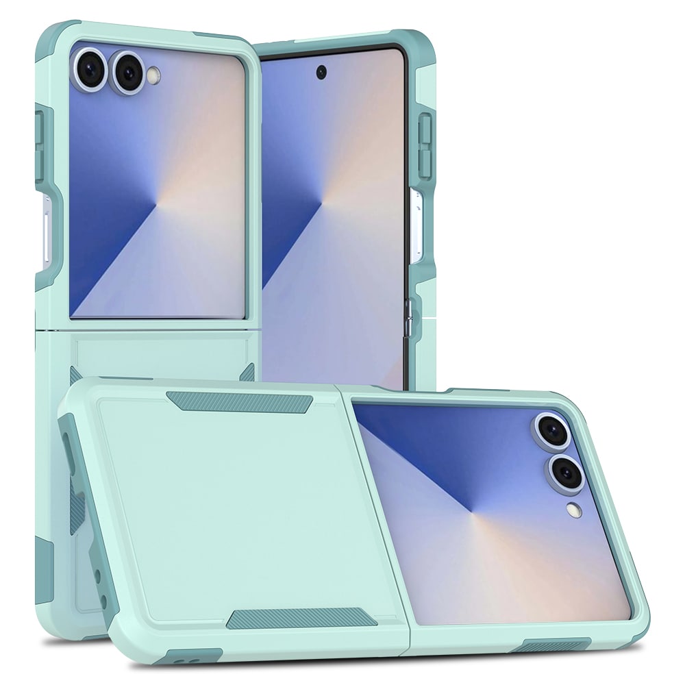 Samsung Galaxy Z Flip 7 Hybrid-skal Off-road, Mintgrön