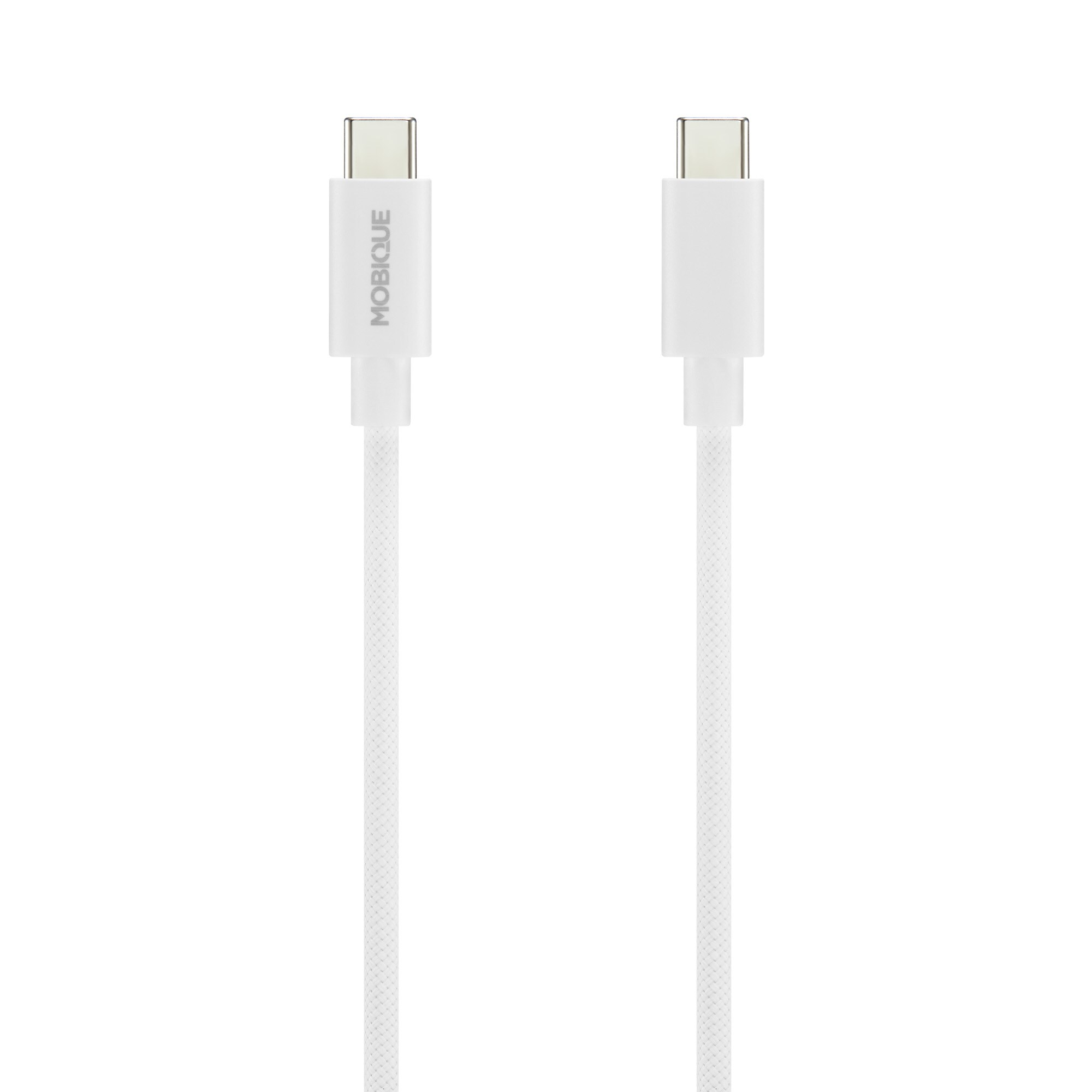 Premium Laddningskabel USB-C till USB-C 2m, vit