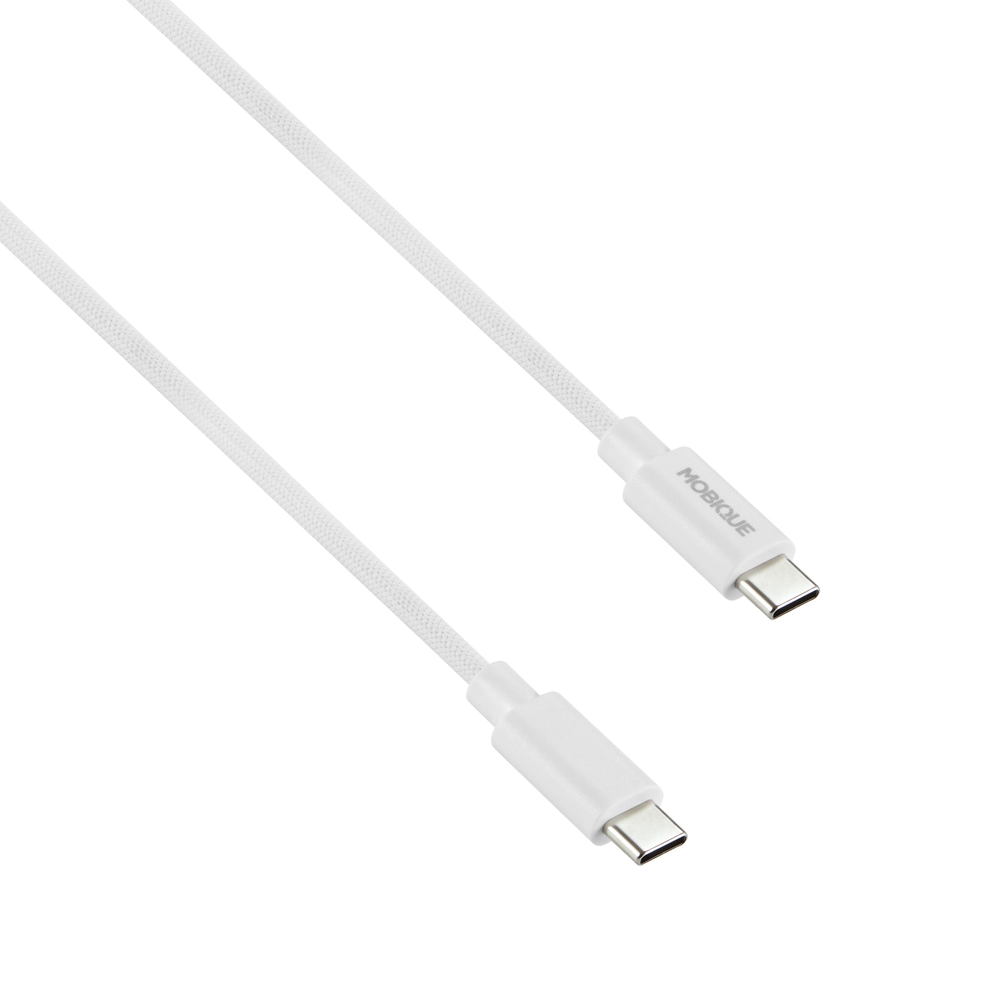 Premium Laddningskabel USB-C till USB-C 2m, vit
