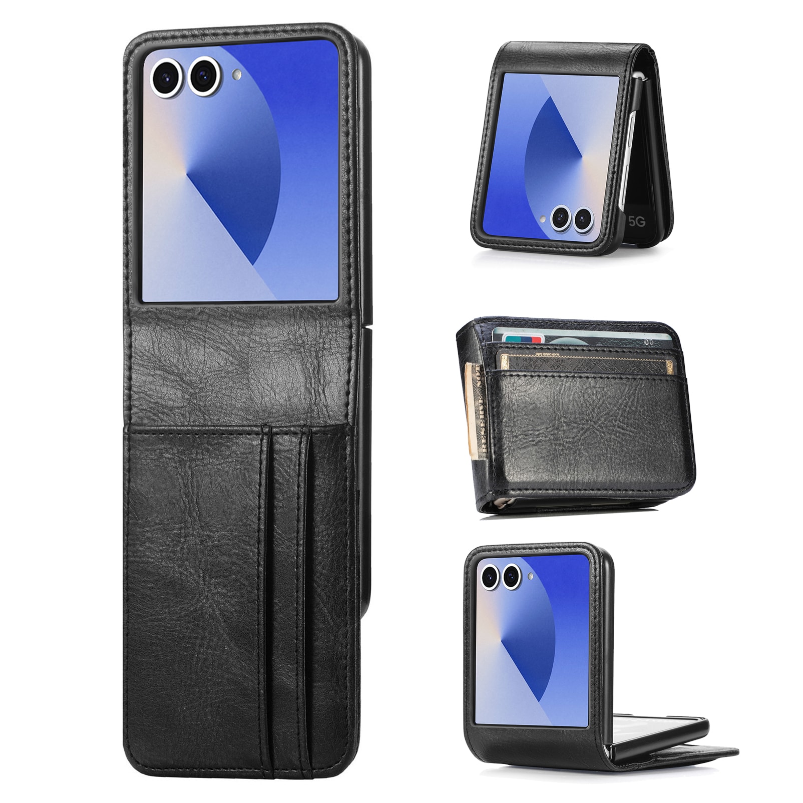 Samsung Galaxy Z Flip 7 Enkelt mobilfodral, Svart