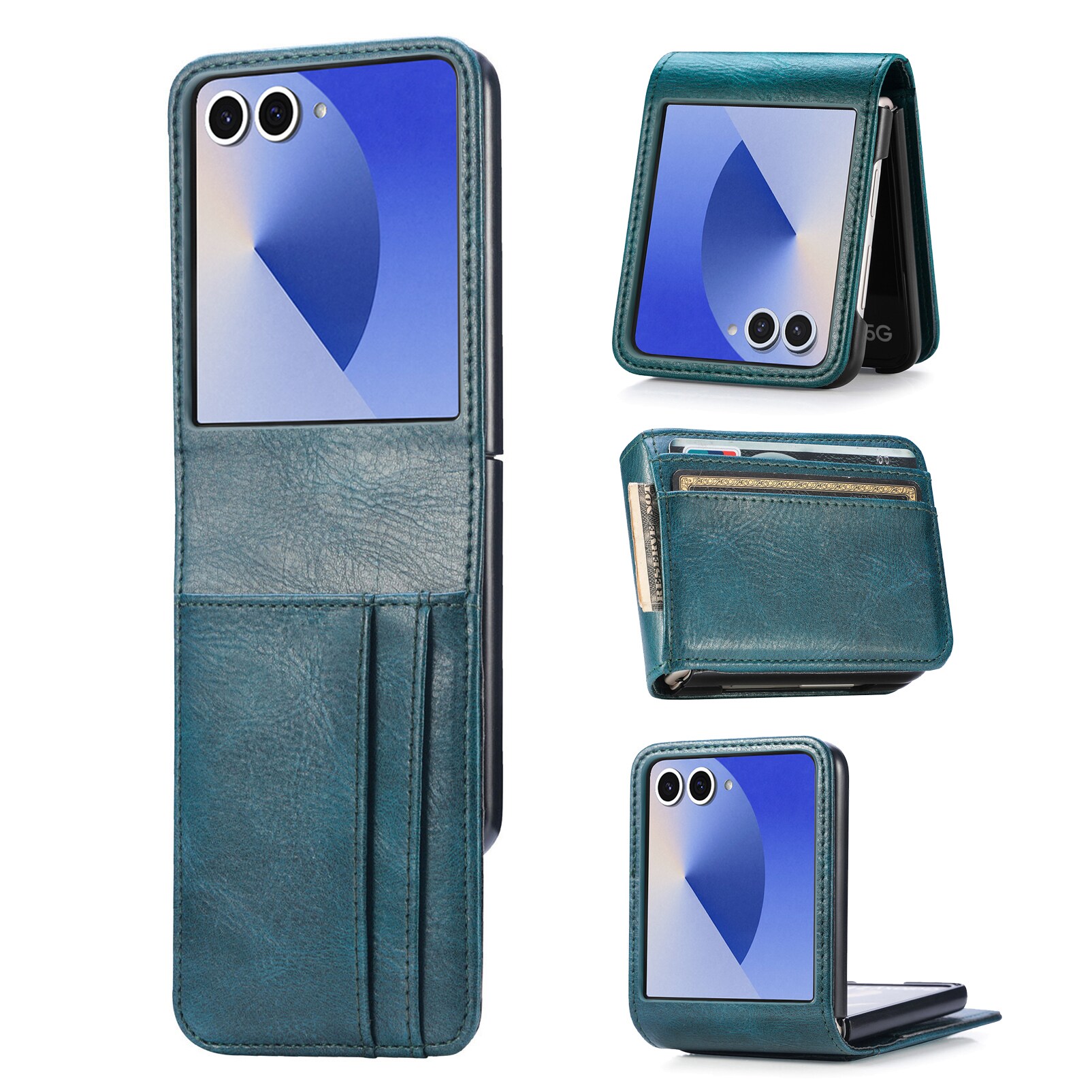 Samsung Galaxy Z Flip 7 Enkelt mobilfodral, Cognac