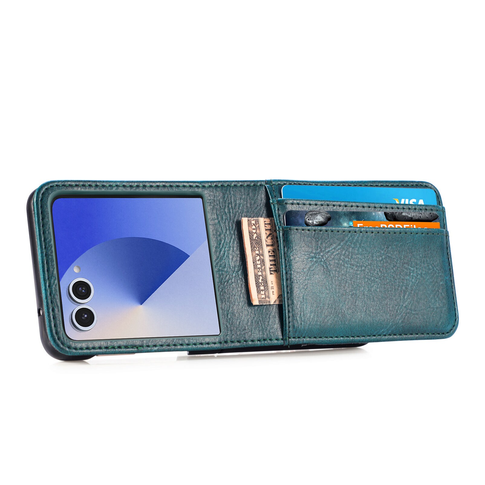 Samsung Galaxy Z Flip 7 Enkelt mobilfodral, Cognac