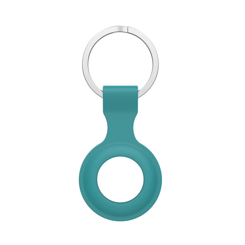 Apple AirTag Nyckelring med silikonskal, grön