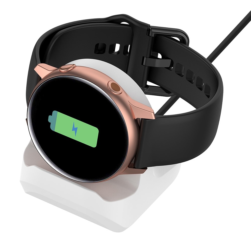 Samsung Galaxy Watch Laddningsställ i silikon, vit