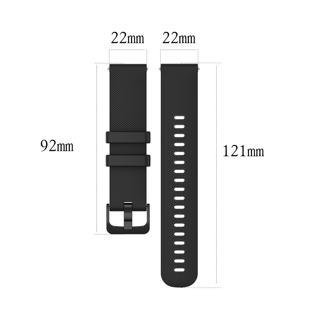 Garmin Vivoactive 4 Armband i silikon, svart