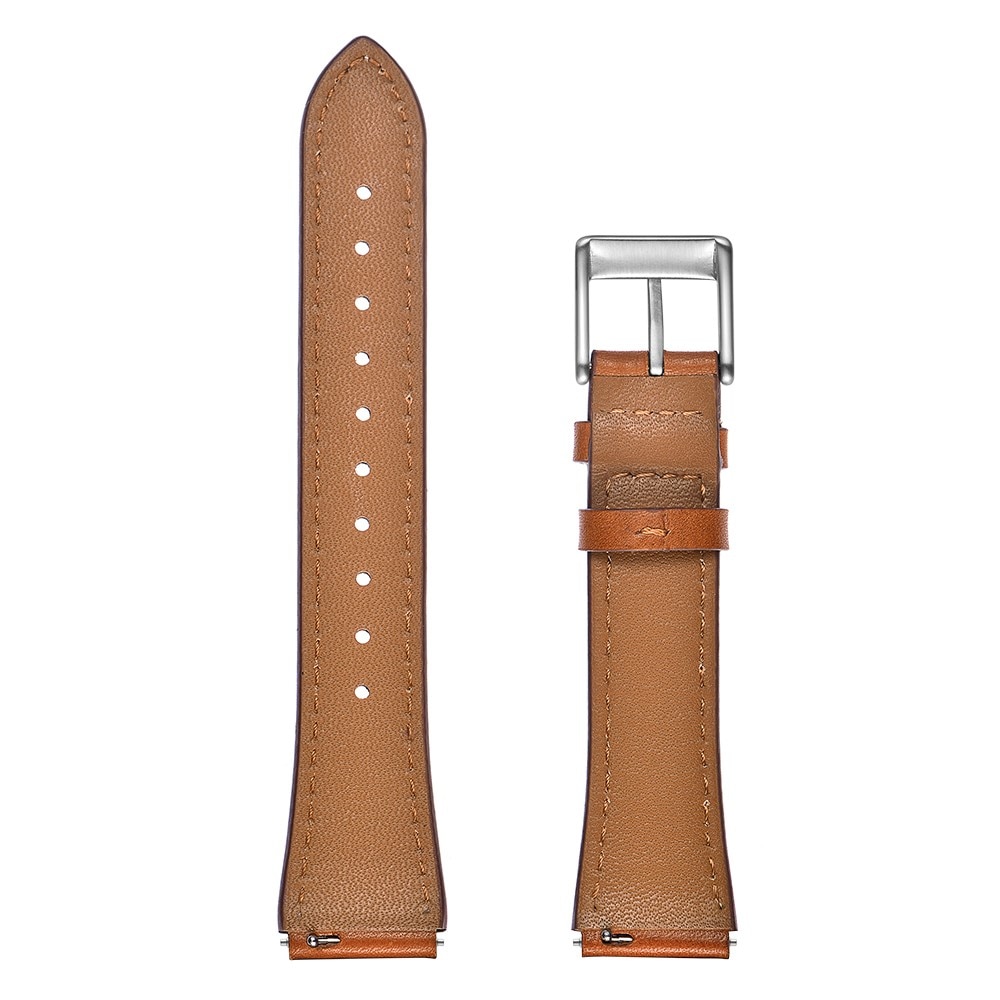 Garmin Vivoactive 4s Armband i äkta läder, brun