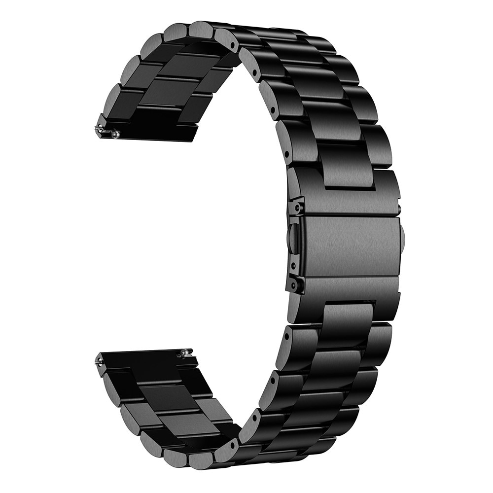 Hama Fit Watch 6910 Stilrent länkarmband i metall, svart