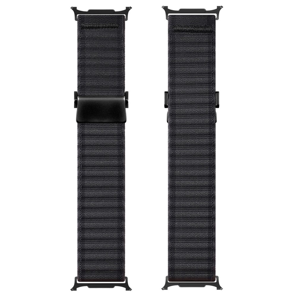 Samsung Galaxy Watch Ultra 47mm Active nylonarmband, Svart