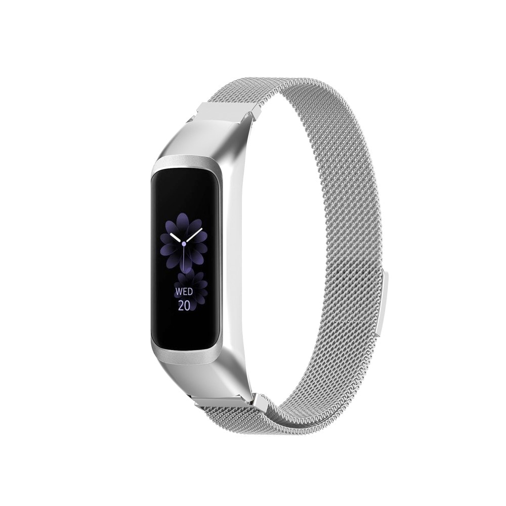 Samsung Galaxy Fit 2 Armband Milanese Loop, silver