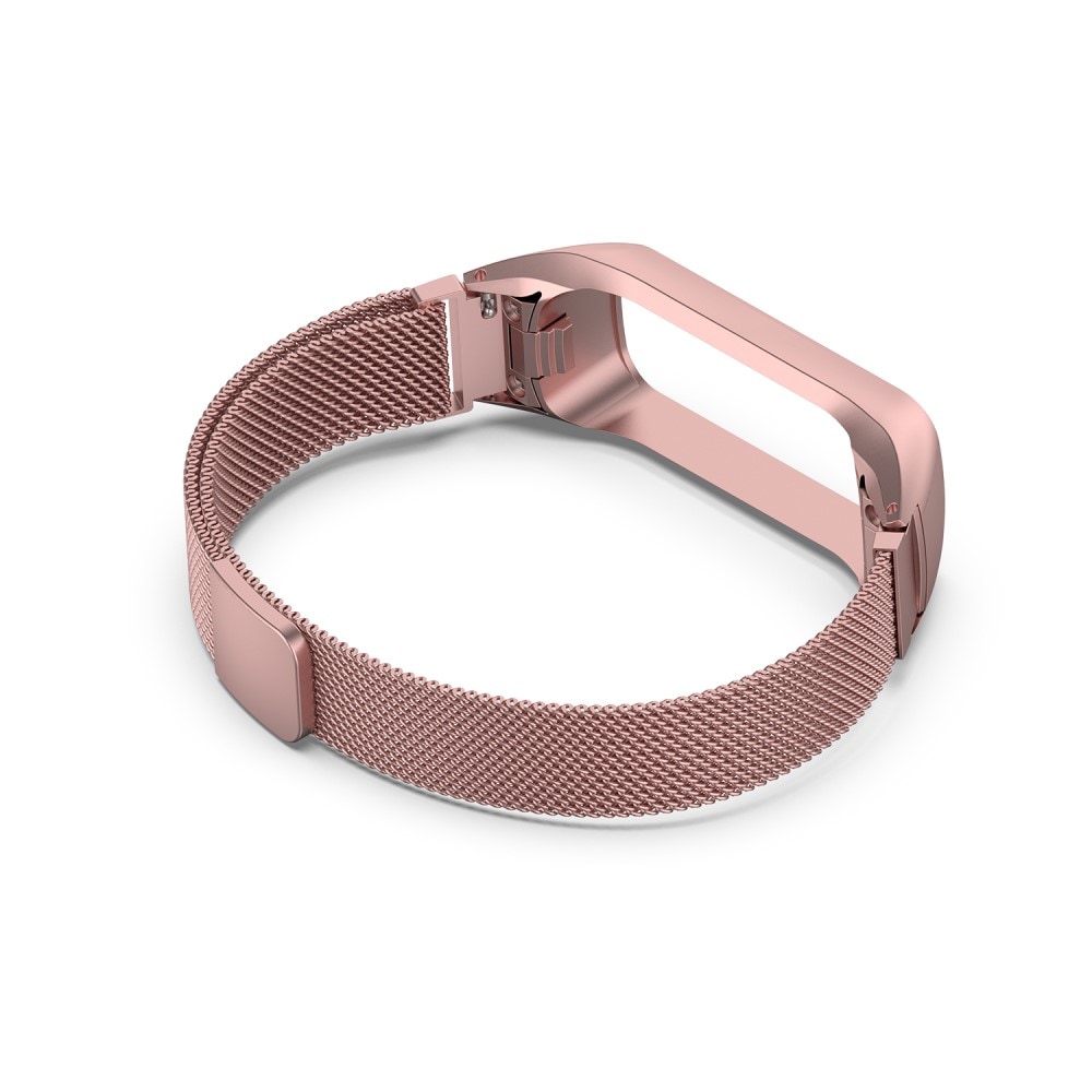 Samsung Galaxy Fit 2 Armband Milanese Loop, rosa guld