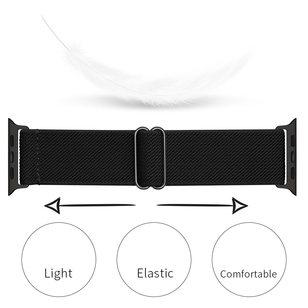 Apple Watch 40mm Armband i resår, svart