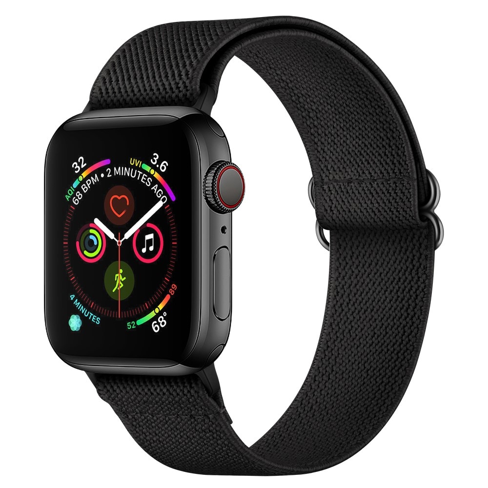 Apple Watch SE 40mm Armband i resår, svart