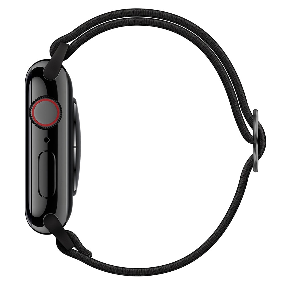 Apple Watch 45mm Series 7 Armband i resår, svart