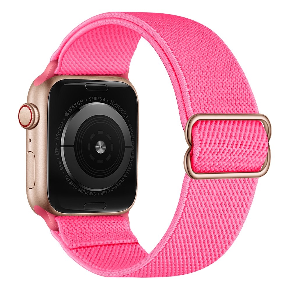 Apple Watch 41mm Series 8 Armband i resår, fuchsia