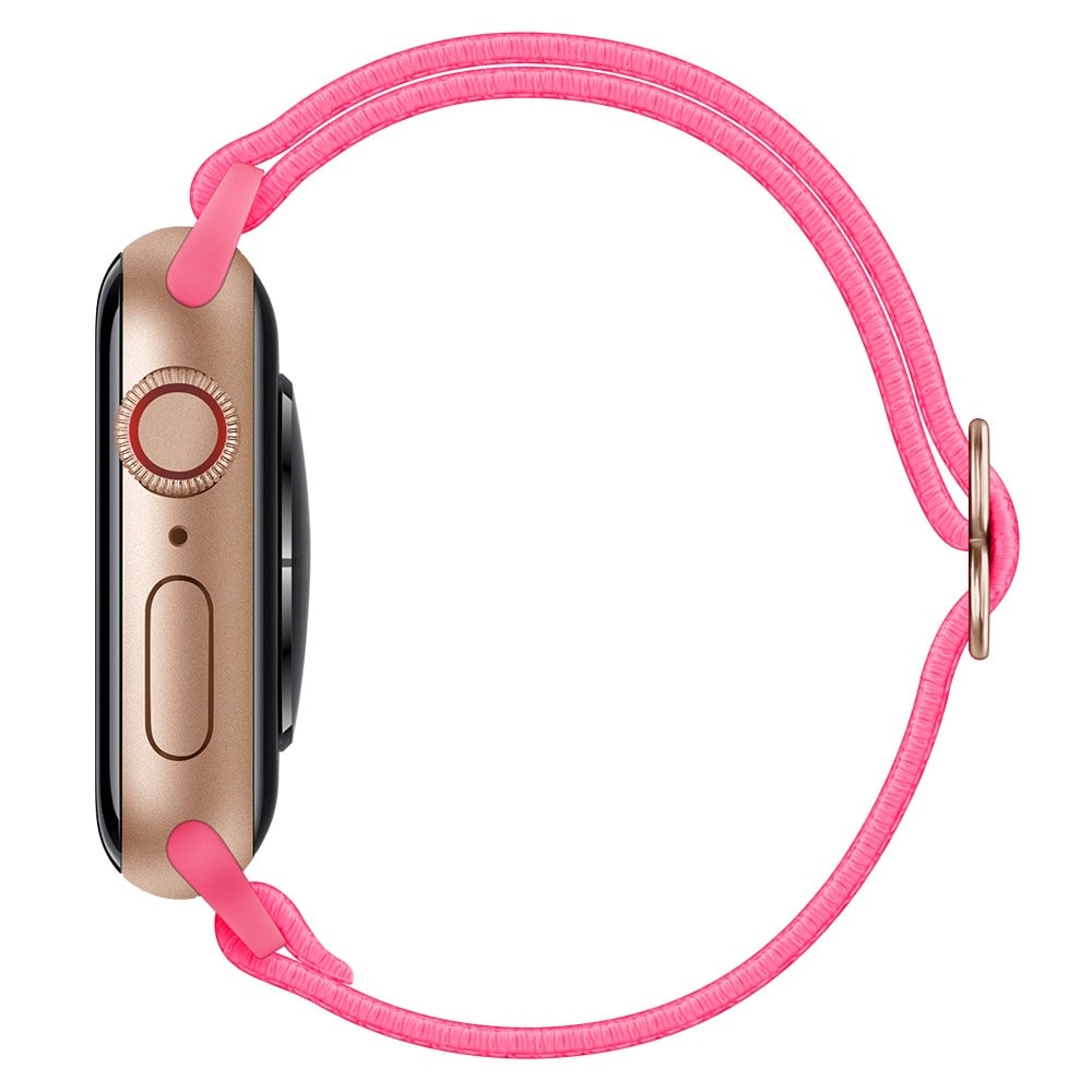 Apple Watch 45mm Series 9 Armband i resår, fuchsia