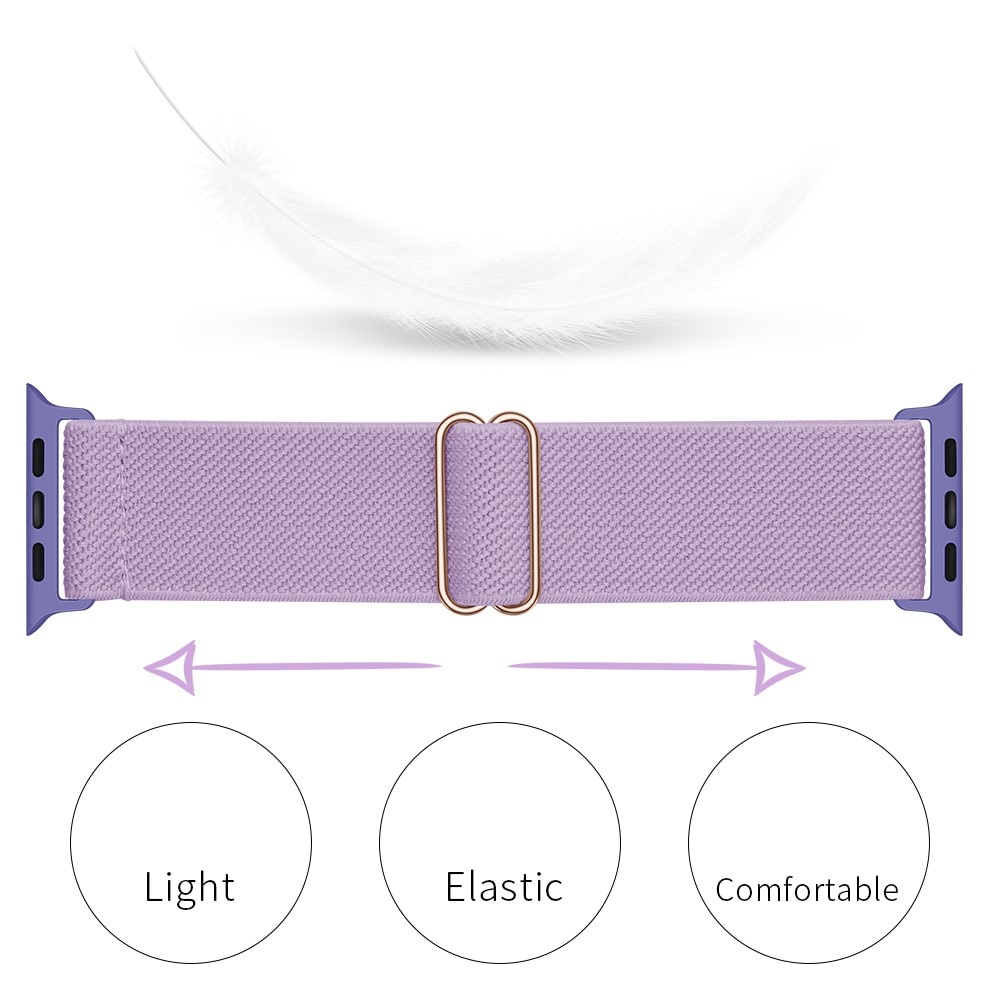 Apple Watch SE 40mm Armband i resår, lila