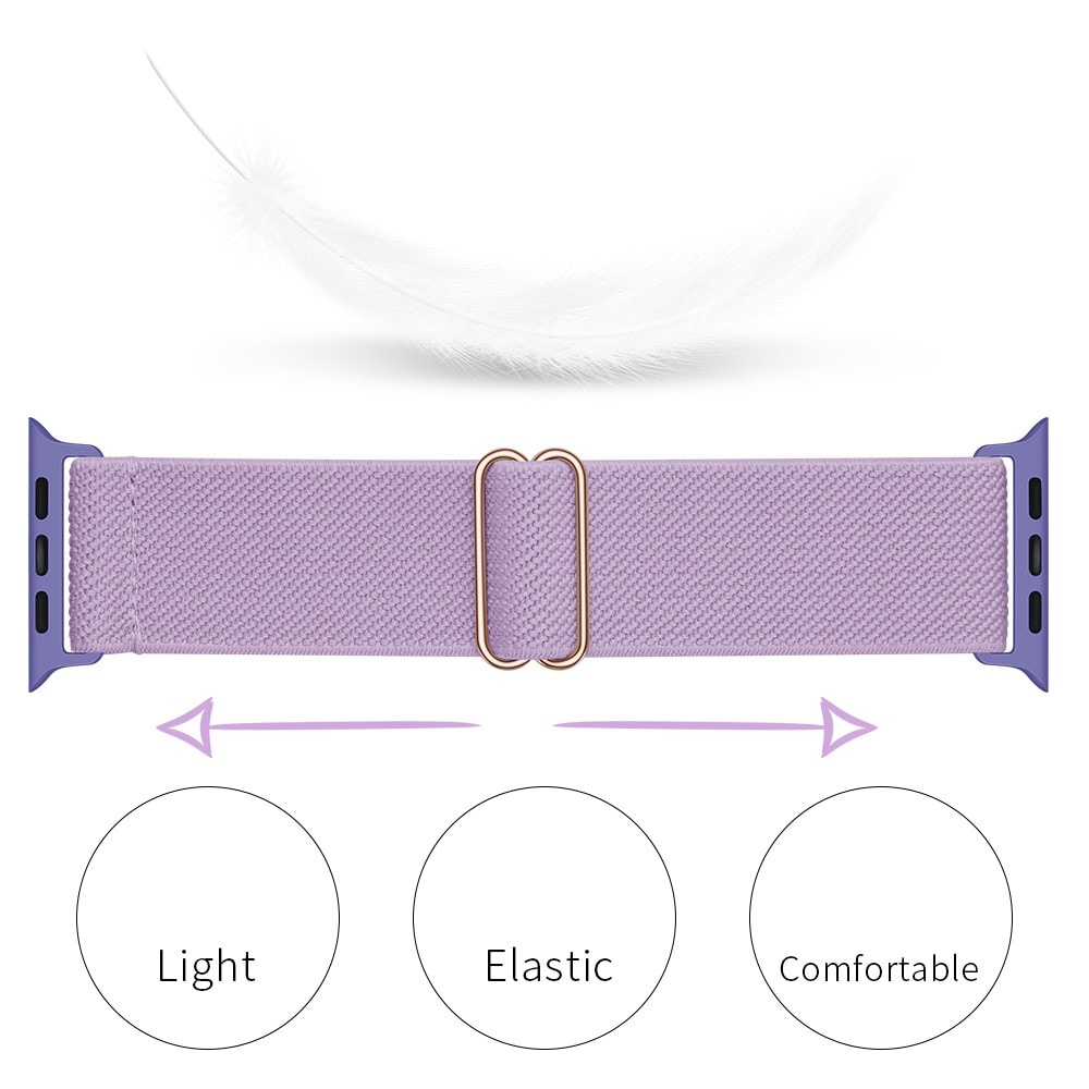 Apple Watch 41mm Series 9 Armband i resår, lila