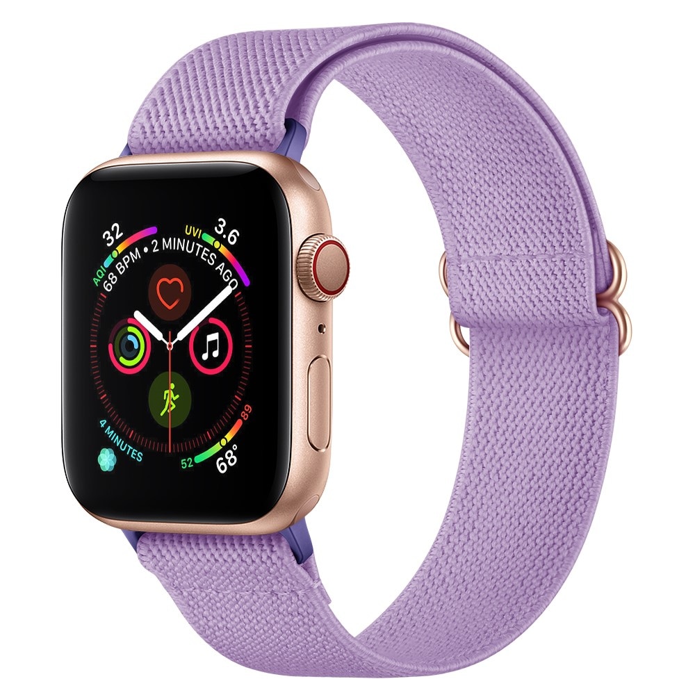 Apple Watch SE 40mm Armband i resår, lila