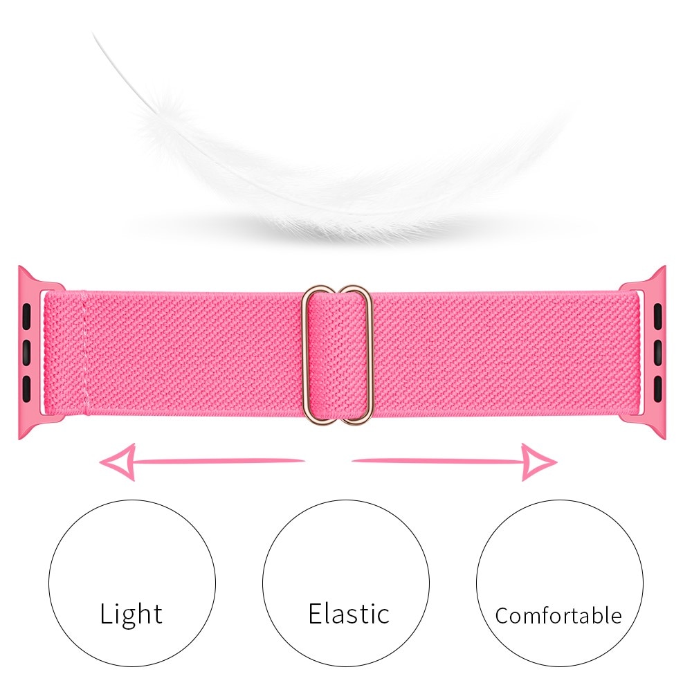 Apple Watch Series 8 45mm Armband i resår, Rosa
