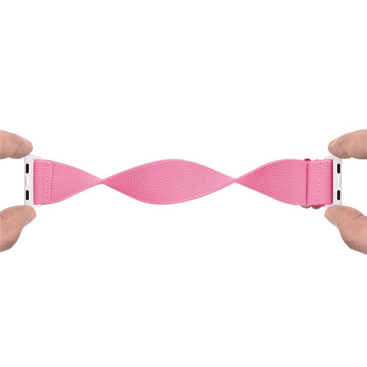 Apple Watch 45mm Series 9 Armband i resår, rosa