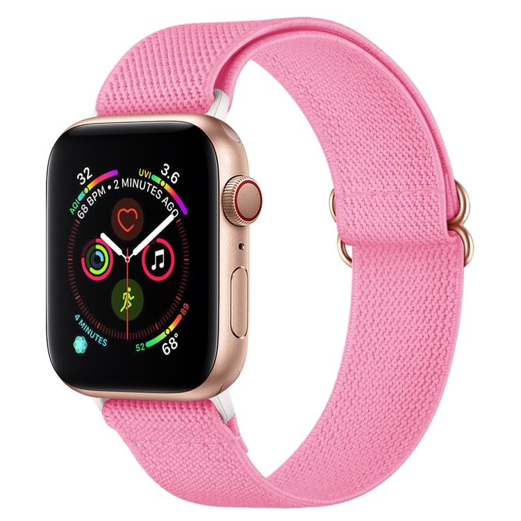 Apple Watch 45mm Series 7 Armband i resår, rosa