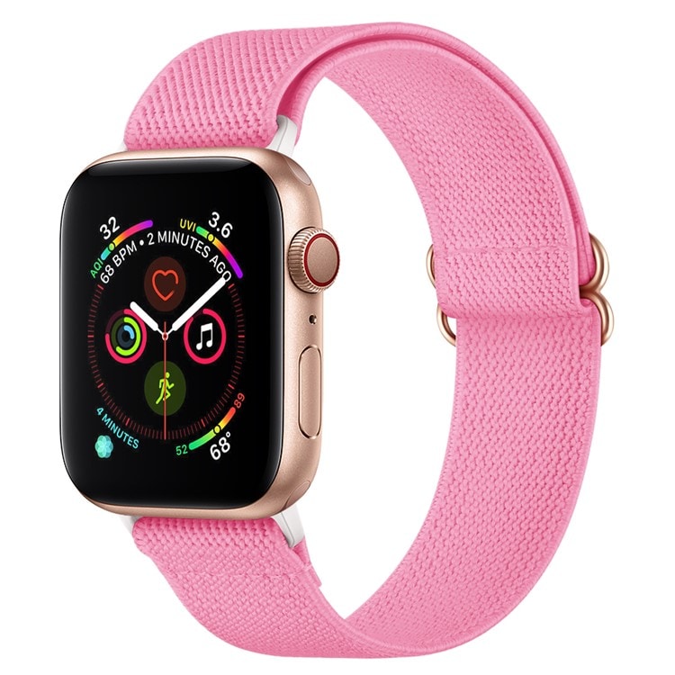 Apple Watch SE 44mm Armband i resår, rosa