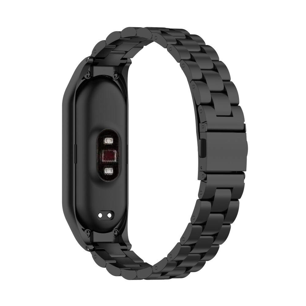 Xiaomi Mi Band 5/6 Stilrent länkarmband i metall, svart