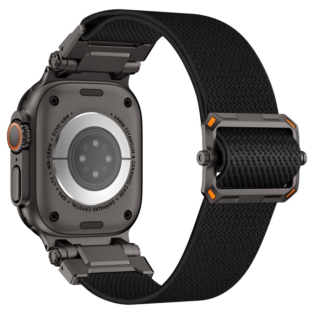 Apple Watch Series 1-3 42mm Armband i resår, Svart