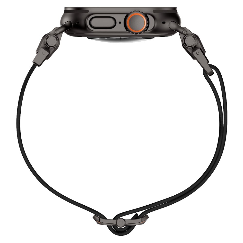 Apple Watch Series 7 45mm Armband i resår, Svart