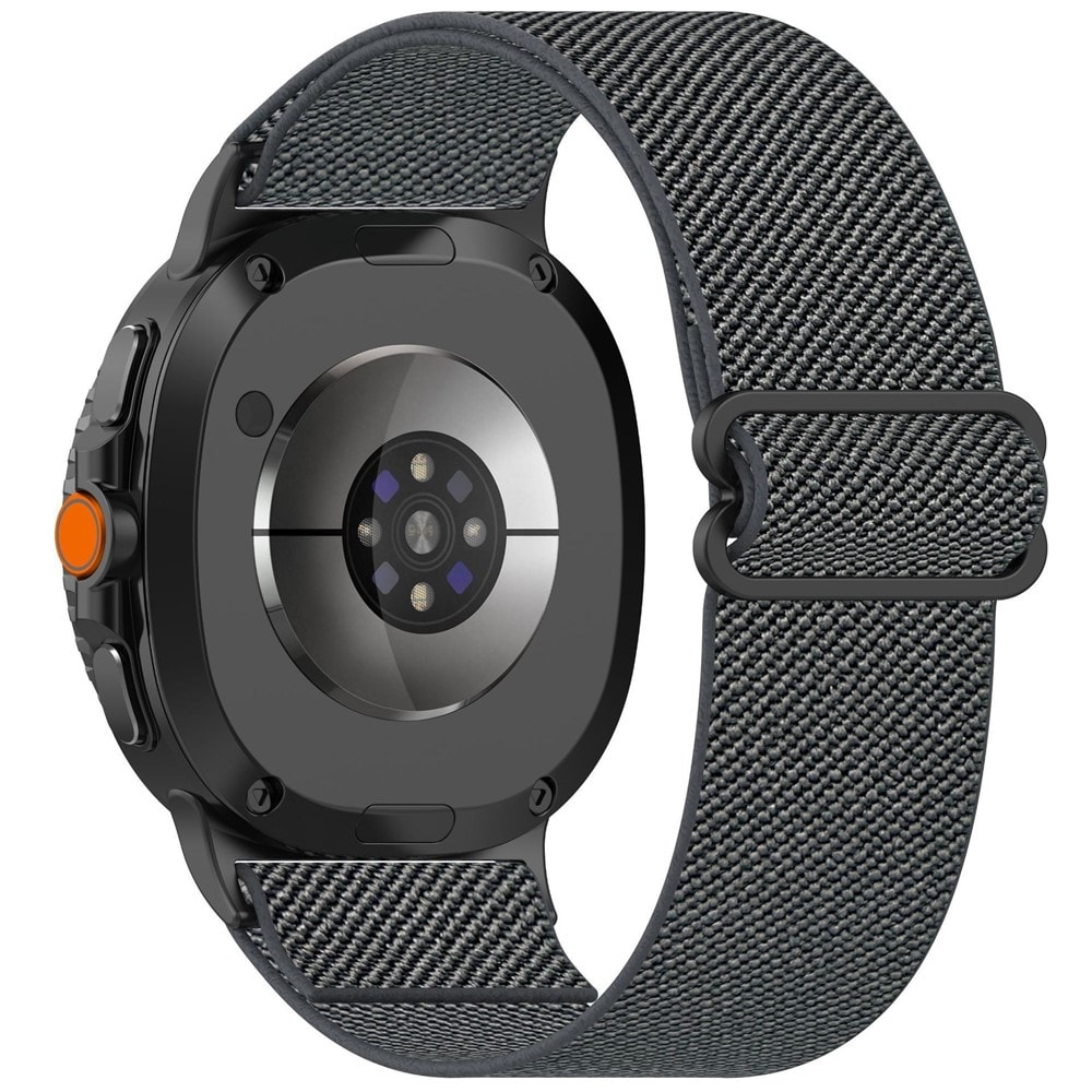 Samsung Galaxy Watch Ultra (2025) Armband i resår, Mørk grå