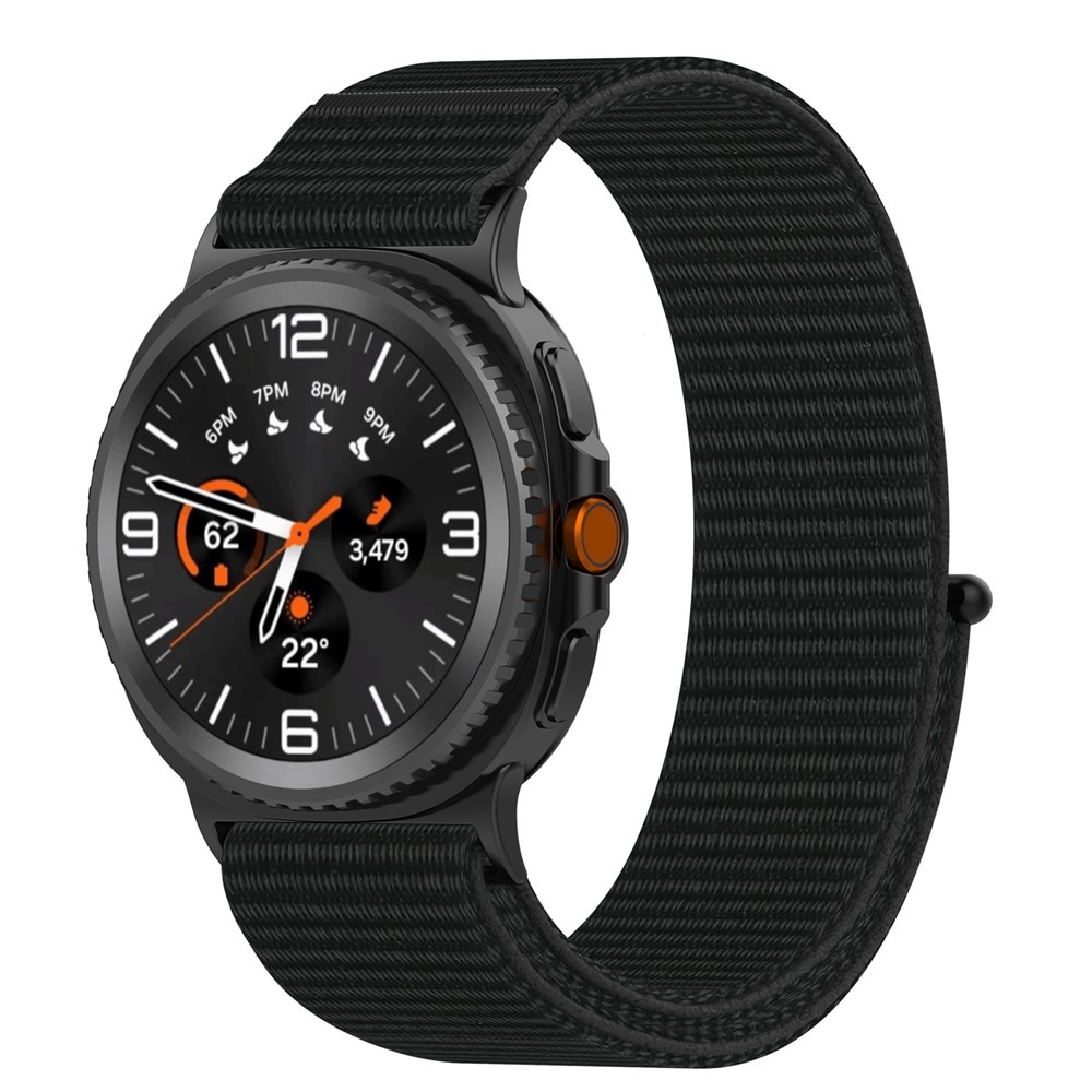 Samsung Galaxy Watch Ultra (2025) Armband i nylon, Svart