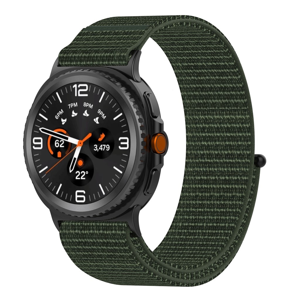 Samsung Galaxy Watch 8 Classic Armband i nylon, Grön