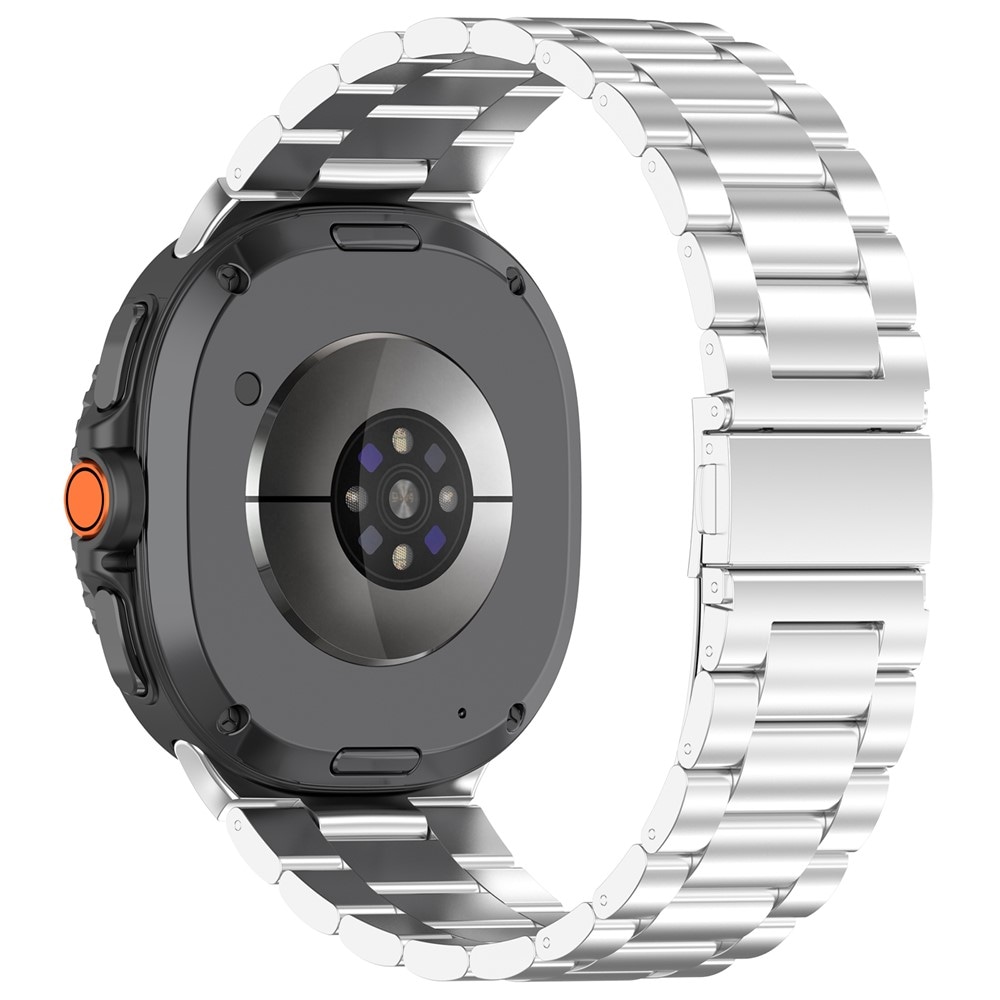 Samsung Galaxy Watch 8 Classic Stilrent länkarmband i metall, Silver