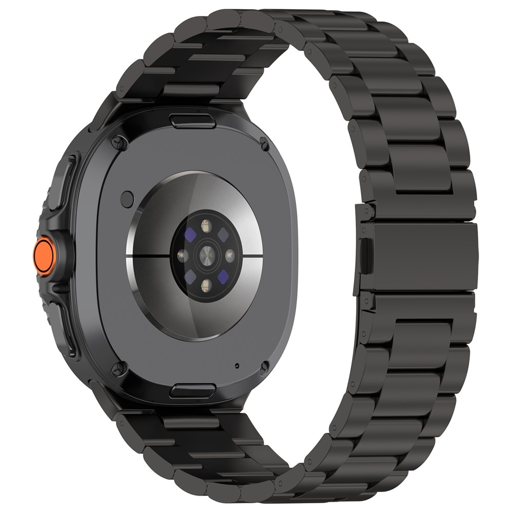Samsung Galaxy Watch 8 Classic Stilrent länkarmband i metall, Svart