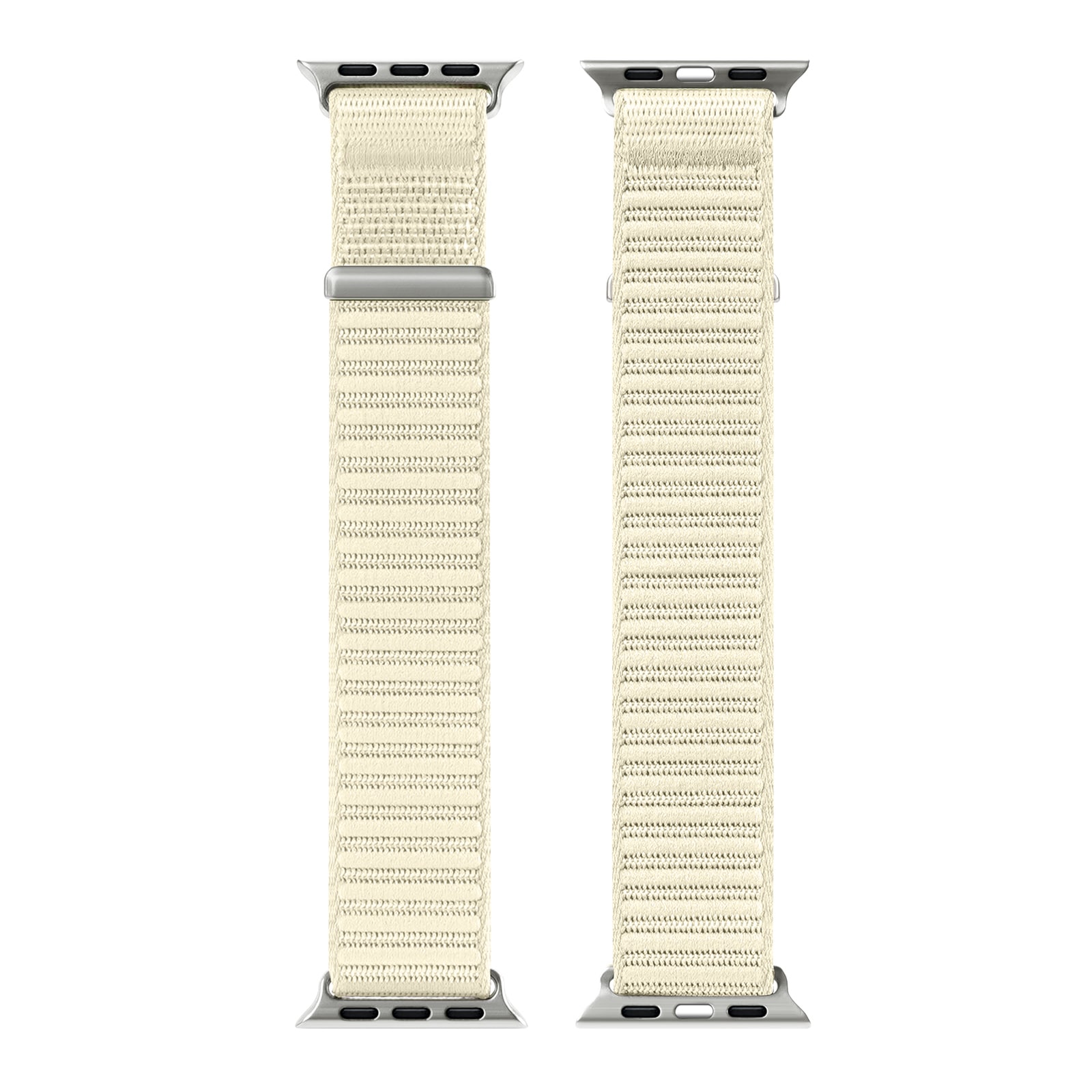 Apple Watch Series 10 42mm Nylonarmband, Vit