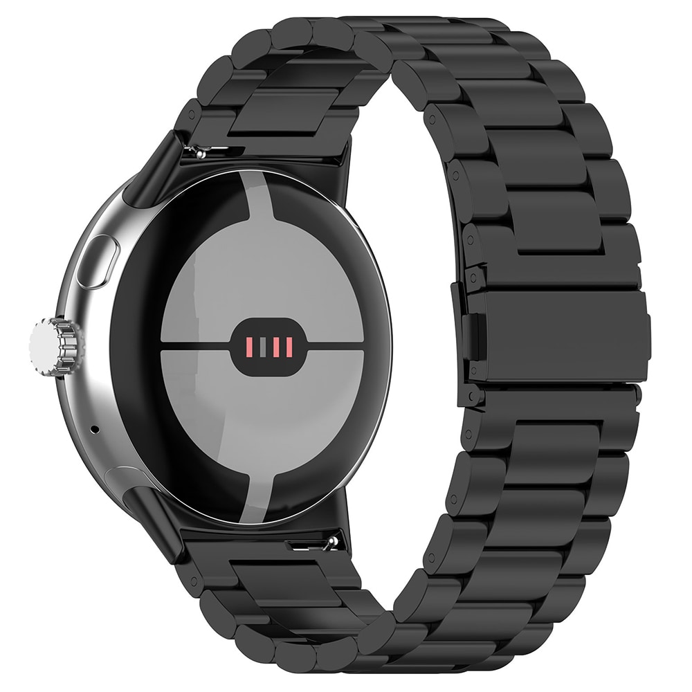 Google Pixel Watch Snyggt armband i titan, Svart