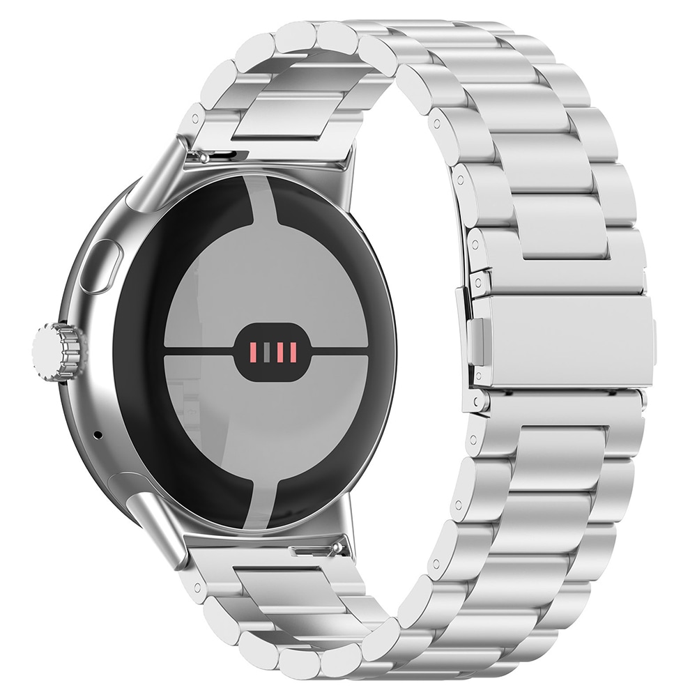 Google Pixel Watch 4 41mm Snyggt armband i titan, Silver