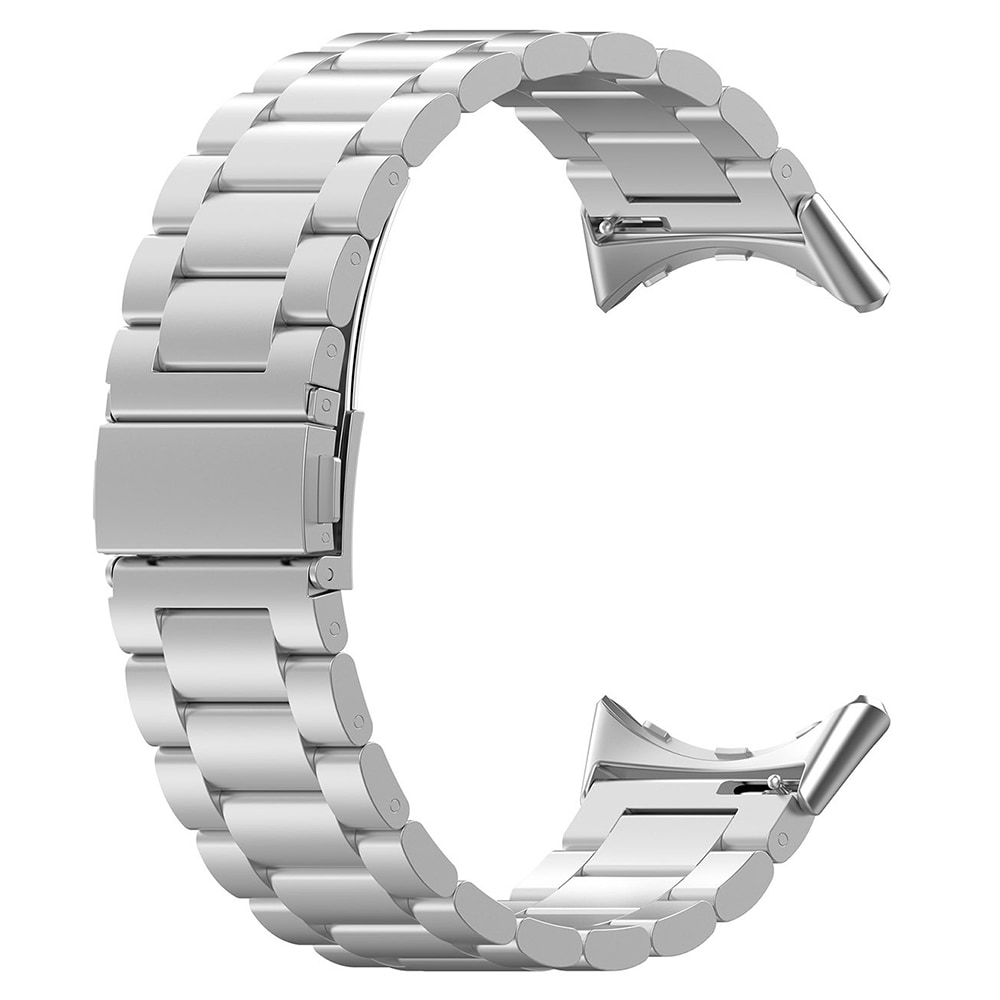 Google Pixel Watch Snyggt armband i titan, Silver