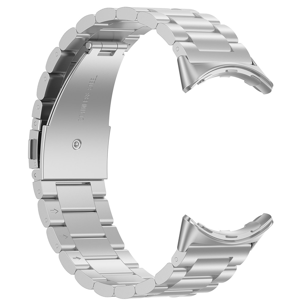 Google Pixel Watch 4 45mm Snyggt armband i titan, Svart
