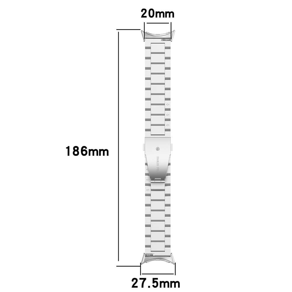 Google Pixel Watch 4 45mm Snyggt armband i titan, Svart